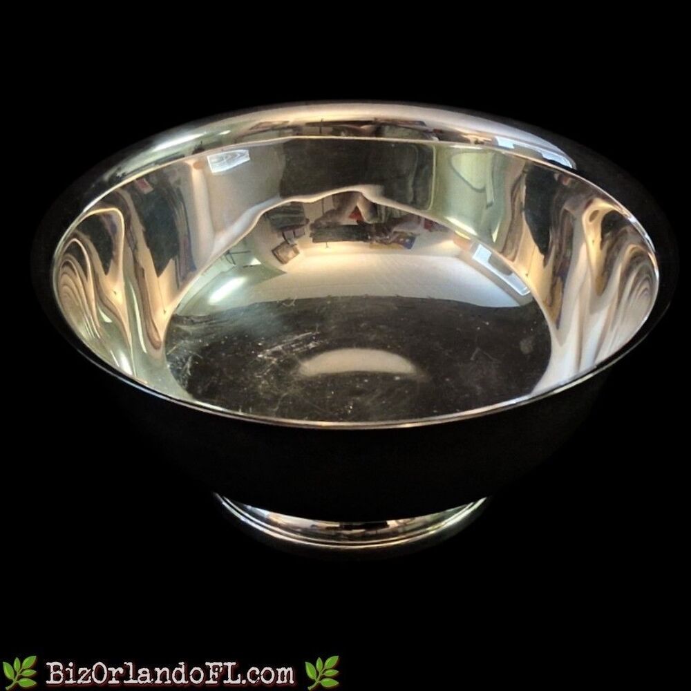 Gorham Paul Revere 6.5" Silverplate Bowl Model YC779  "E.P." Stamp Electroplated